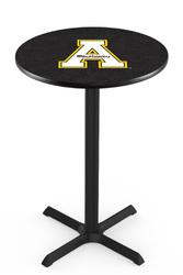 Appalachian State L211 Black Wrinkle Logo Table