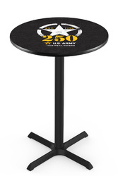 Army L211 Black Wrinkle Logo Table