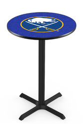 Buffalo Sabres L211 Black Wrinkle Logo Table
