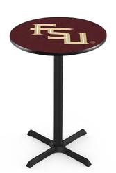 Florida State L211 Black Wrinkle Logo Table