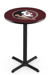 Florida State L211 Black Wrinkle Logo Table