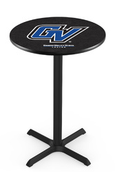 Grand Valley State L211 Black Wrinkle Logo Table