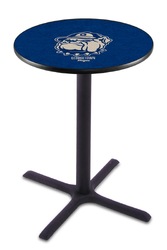 Georgetown L211 Black Wrinkle Logo Table