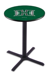 Hawaii L211 Black Wrinkle Logo Table