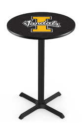 Idaho L211 Black Wrinkle Logo Table