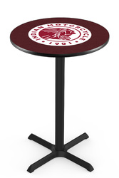 Indian Motorcycle L211 Black Wrinkle Logo Table