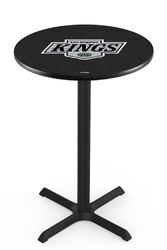 Los Angeles Kings L211 Black Wrinkle Logo Table