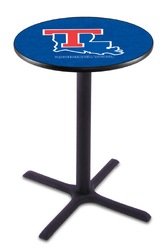 Louisiana Tech L211 Black Wrinkle Logo Table