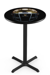 Notre Dame L211 Black Wrinkle Logo Table