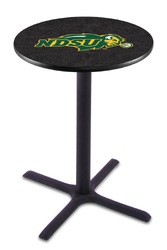 North Dakota State L211 Black Wrinkle Logo Table