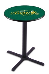 North Dakota State L211 Black Wrinkle Logo Table