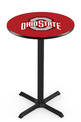 Ohio State L211 Black Wrinkle Logo Table