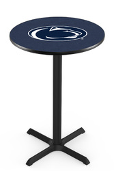 Penn State L211 Black Wrinkle Logo Table