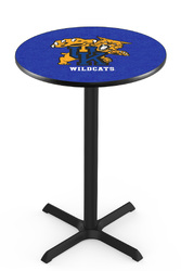 Kentucky L211 Black Wrinkle Logo Table