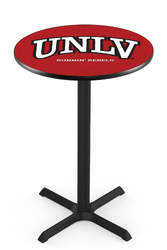 UNLV L211 Black Wrinkle Logo Table