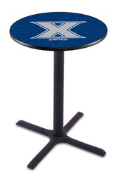 Xavier L211 Black Wrinkle Logo Table