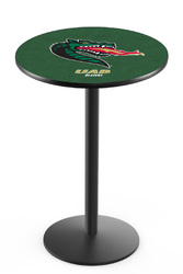 Alabama Birmingham L214 Black Wrinkle Logo Table