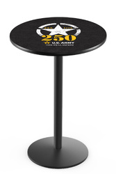 Army L214 Black Wrinkle Logo Table