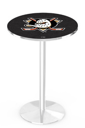 Anaheim Ducks L214 Chrome Logo Table