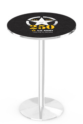 Army L214 Chrome Logo Table