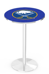 Buffalo Sabres L214 Chrome Logo Table