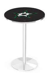 Dallas Stars L214 Chrome Logo Table