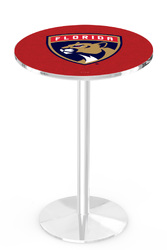Florida Panthers L214 Chrome Logo Table