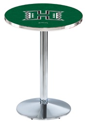 Hawaii L214 Chrome Logo Table