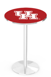 Houston L214 Chrome Logo Table