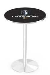 Vegas Golden Knights L214 Chrome Logo Table