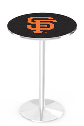 San Francisco Giants L214 Chrome Logo Table