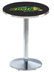 North Dakota State L214 Chrome Logo Table
