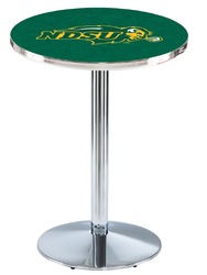North Dakota State L214 Chrome Logo Table