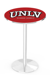 UNLV L214 Chrome Logo Table