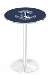 US Naval Academy L214 Chrome Logo Table