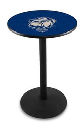 Georgetown L214 Black Wrinkle Logo Table
