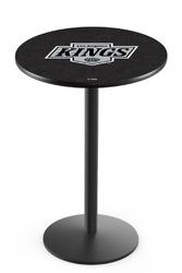 Los Angeles Kings L214 Black Wrinkle Logo Table