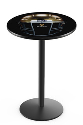 Notre Dame L214 Black Wrinkle Logo Table