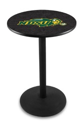 North Dakota State L214 Black Wrinkle Logo Table