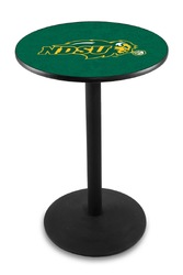 North Dakota State L214 Black Wrinkle Logo Table
