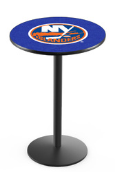 New York Islanders L214 Black Wrinkle Logo Table
