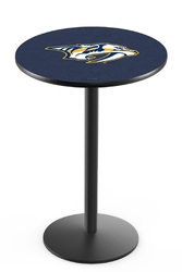Nashville Predators L214 Black Wrinkle Logo Table