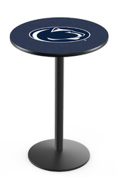 Penn State L214 Black Wrinkle Logo Table