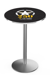 Army L214 Stainless Steel Logo Table