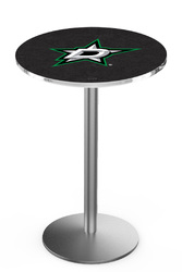 Dallas Stars L214 Stainless Steel Logo Table