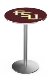 Florida State L214 Stainless Steel Logo Table