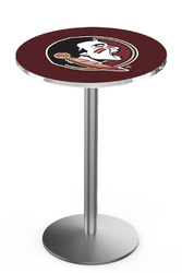 Florida State L214 Stainless Steel Logo Table