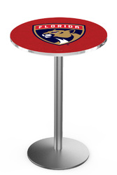 Florida Panthers L214 Stainless Steel Logo Table