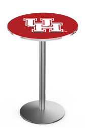 Houston L214 Stainless Steel Logo Table
