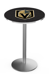 Vegas Golden Knights L214 Stainless Steel Logo Table